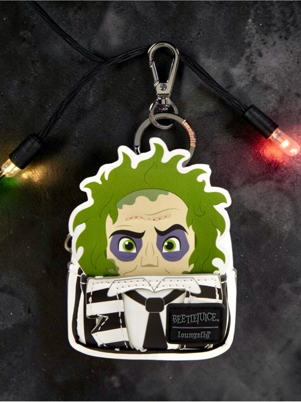 Loungefly Beetlejuice Exclusive Cosplay Mystery Mini Backpack Keychain Charm NWT